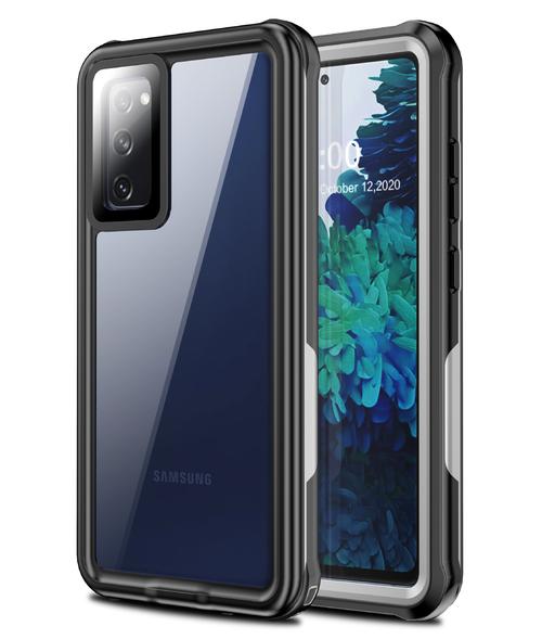 适用带指纹识别功能 pet触屏 防水手机壳 三星s20fe加强版防水壳