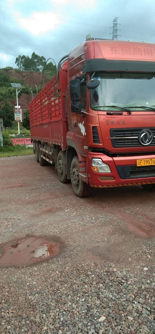 东风天龙四桥平板车出售