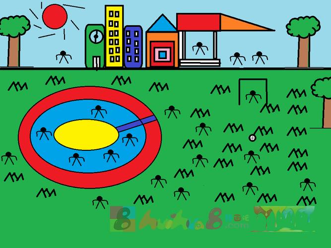 校园文明礼仪儿童画蒋关小学,为该校设计制作了16块校园围墙简笔画