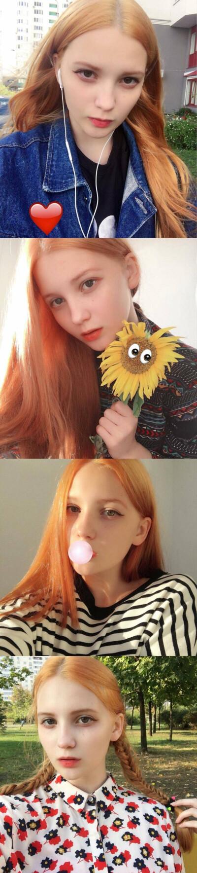 乌克兰女孩 katie westwood 发色和搭配好喜欢～ ins:katie_westwood