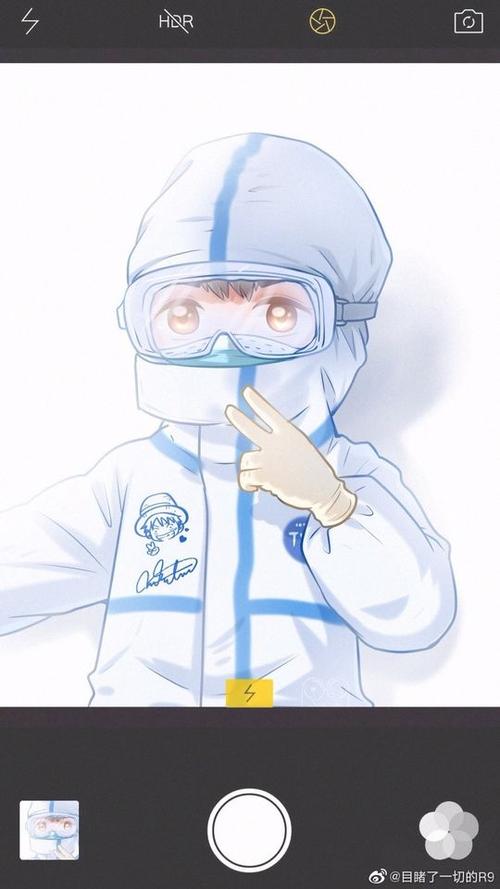 王俊凯新闻200504饭绘穿防护服的王俊凯自拍是可爱本尊没错了