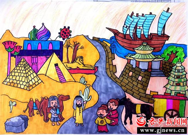 梦想中国星耀长安丝路国际青少年美术创意展作品获奖名单二等奖