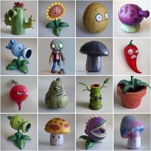 植物大战僵尸折纸食人花的