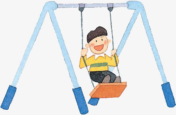 荡秋千的小孩