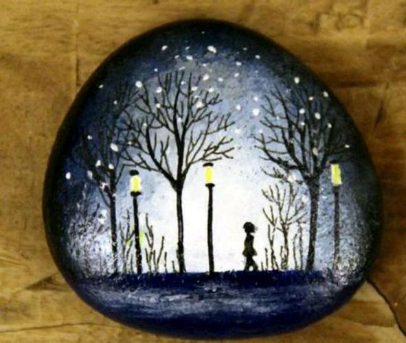 这样的石头画,你见过吗?