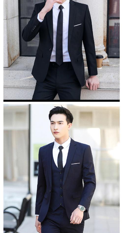 恒源祥gxga21年新款西服套装男士商务修身小西装外套休闲职业正装新郎