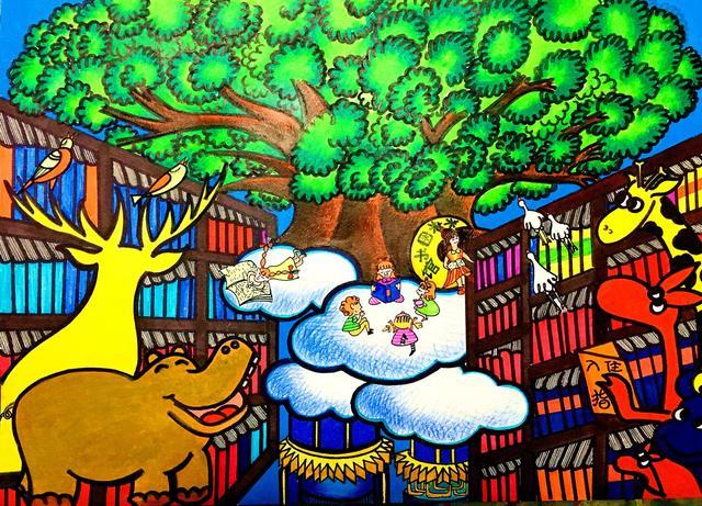 科幻主题儿童画获奖作品素材,再也不怕参加比赛了!