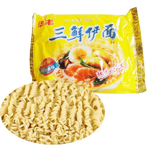 【整箱包邮】华丰三鲜伊面78g 经典美味 干吃方便面 满包邮