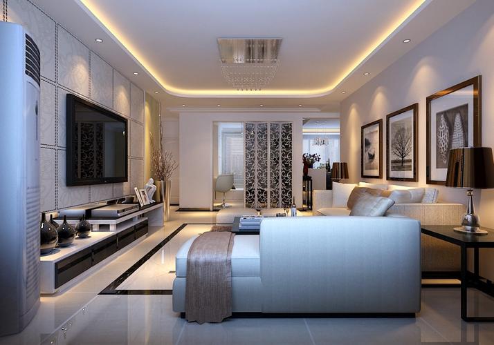 现代简约三居室113平米12万-中建御景星城装修案例-武汉房天下家居