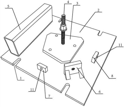 一种定位夹具制造技术,一面两销定位夹具图专利_技高