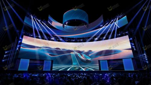 时尚酒店内场舞台效果图