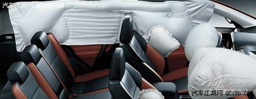 (图)中高配车型可享受9个安全气囊/标配为6个内容节选自:试驾一汽丰田