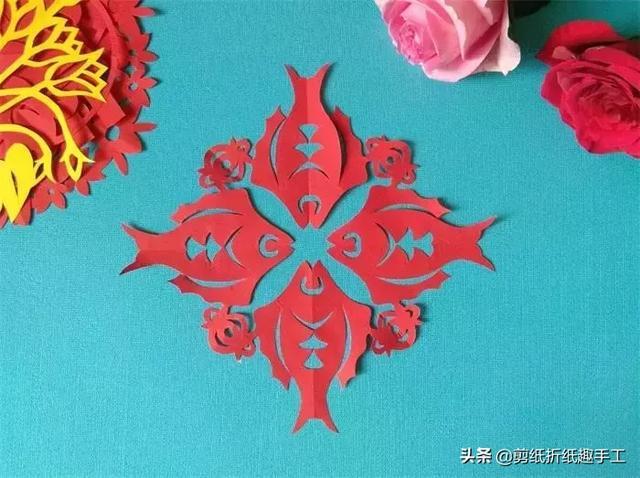 个"年年有余",共同传承非遗文化|纹样|鱼神|剪纸|彩纸|折纸_网易订阅