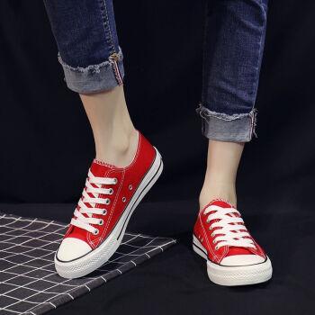 f帆布鞋男鞋学生低帮男生板鞋韩版休闲布鞋子百搭男士