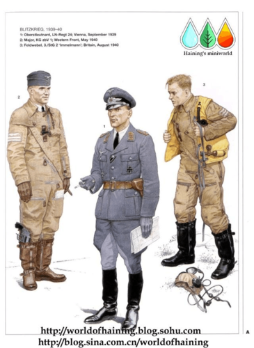 二战德国空军军服图册
