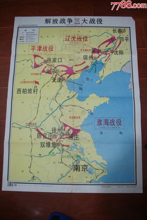 解放战争三大战役挂图