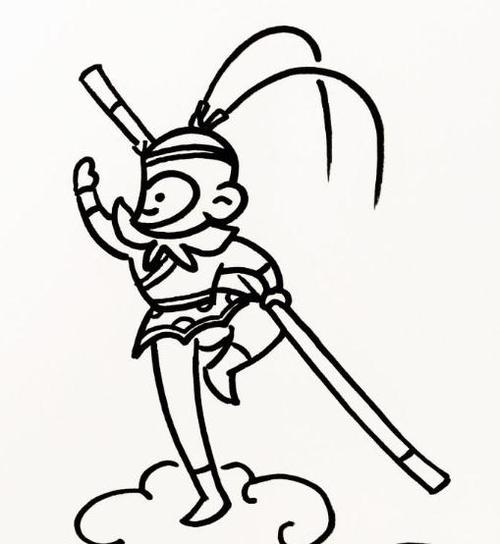 孙悟空怎么画孙悟空简笔画画法步骤教程西游记简笔画