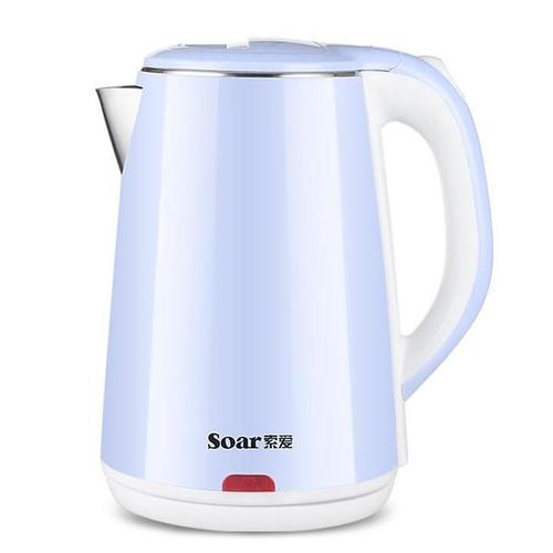 电热水壶不锈钢家用自动断电大容量电壶电热烧水壶 a304 索爱 soar