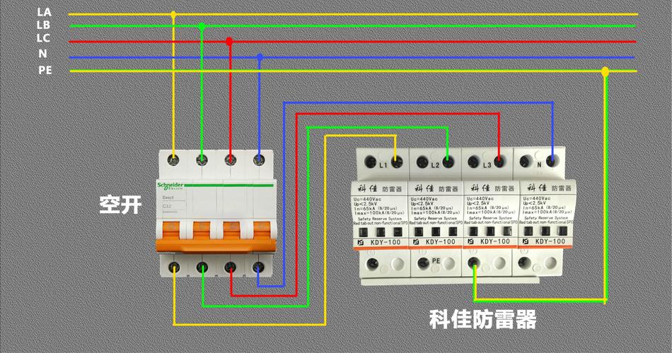 szkejia8989:防雷器安装接线图