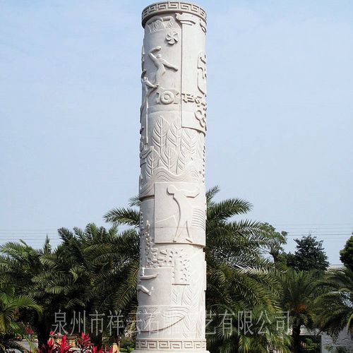 惠安石雕厂直销手工雕刻广场公园罗马柱 花岗岩 石雕文化柱