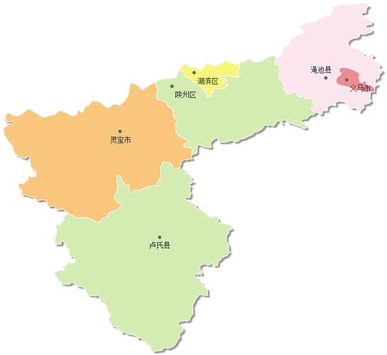 三门峡的行政区划