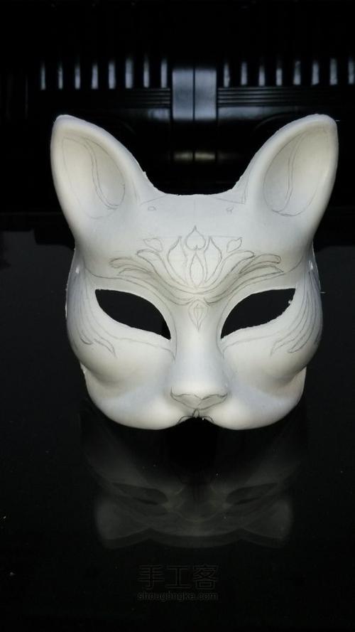 狐狸面具手绘教程