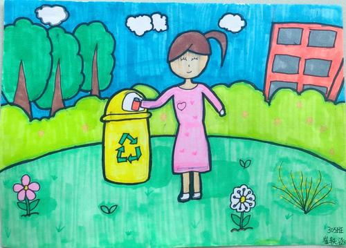 第三届全国中小学生"环境健康杯"绘画比赛迁安市第七实验小学学生作品