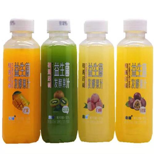 410ml瓶装整箱益生发酵复合果汁饮料百香果芒果奇异果