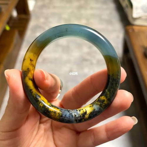 岫玉 #岫玉手镯 这算地球蓝吗?好稀饭_手镯_岫玉手镯