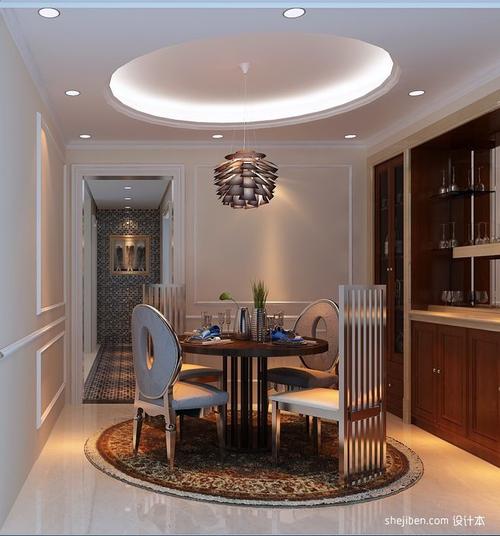 现代风格圆形吊顶