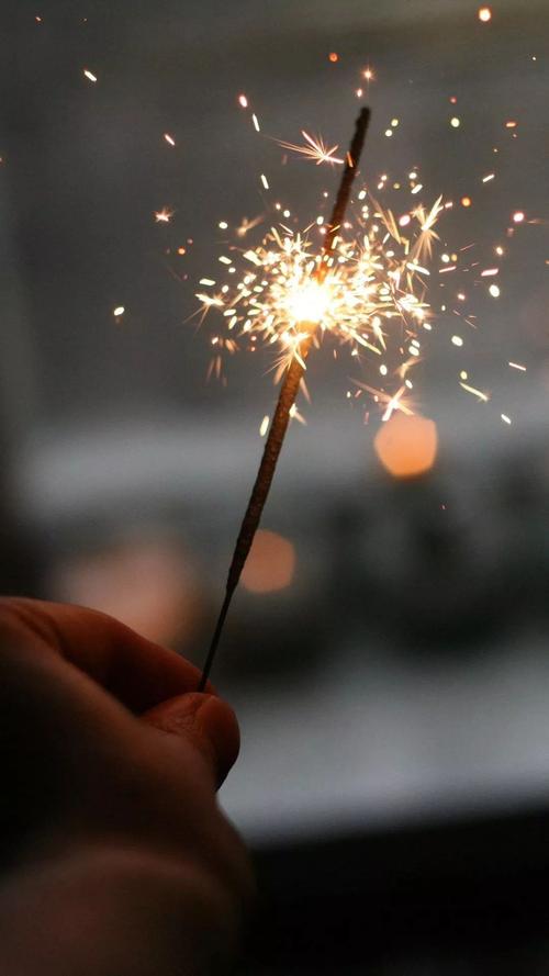 超级漂亮的烟花微信聊天壁纸