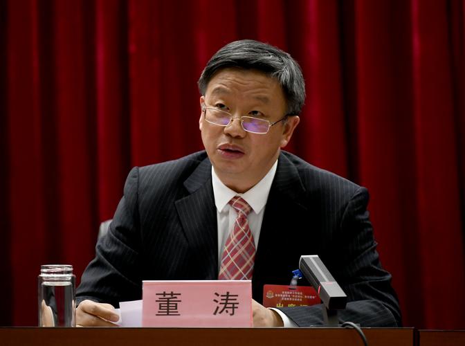 国家税务总局辽宁省税务局党委副书记,局长董涛主持会议.