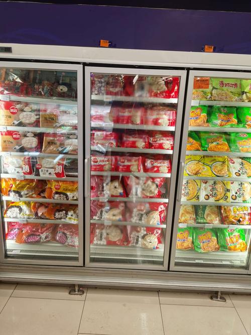 水果湖店冷冻食品陈列图片