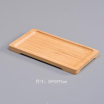 烧烤拼盘木质托盘牛排盘小盘子竹木茶盘日式长方形烧烤盘北欧创意圆形