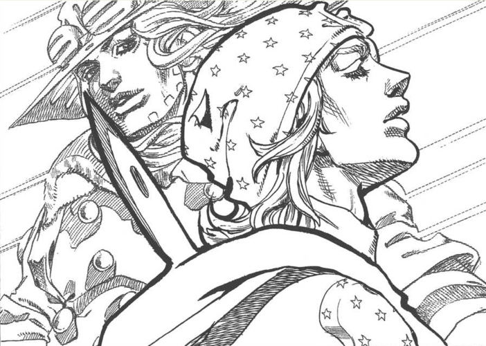jojo的奇妙冒险第七部漫画黑白(3)