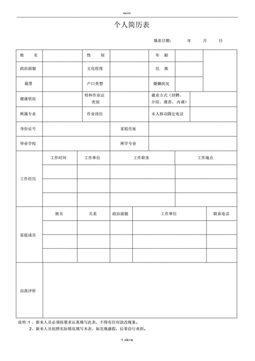 个人简历(电子版).pdf 2页