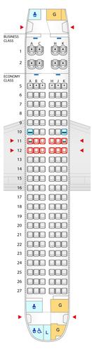 空客a320neo座位图