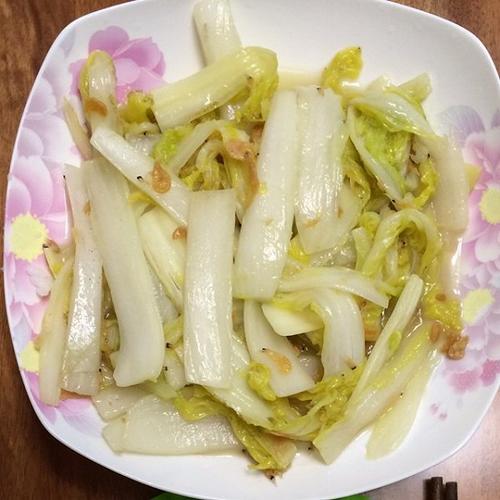 炒白菜虾米