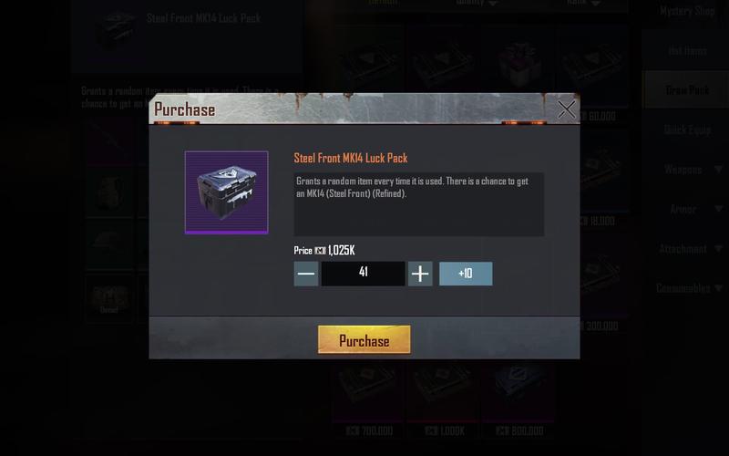 pubg地铁逃生抽钢铁mk14枪1