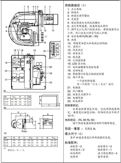 rl34利雅路燃烧器说明书1