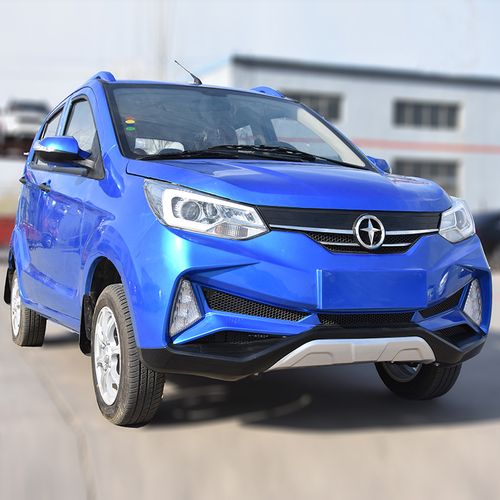 新款电动四轮汽车成人新能源油电两用全封闭观光代步轿车家用接送孩子