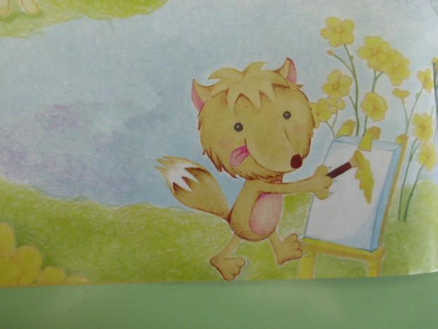 小狐狸画春天故事