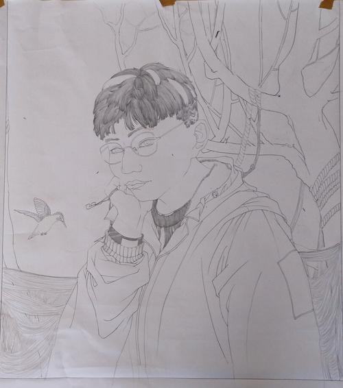 福建师范大学美术学院本科2018级国画人物班课程《工笔人物》教学实践