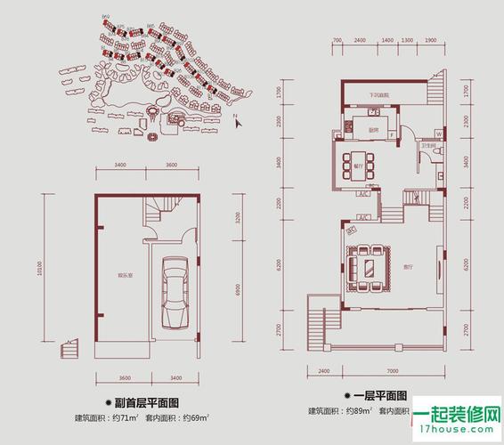 保利山水城别墅户型图保利山水城 两室 户型图 2室1厅2卫