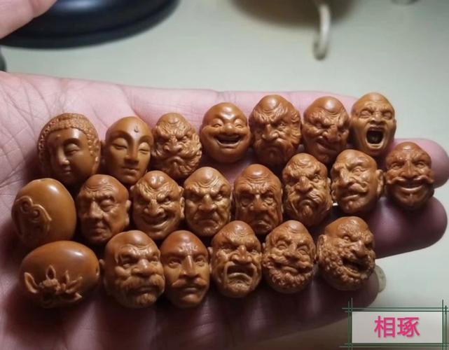 核雕:十八罗汉