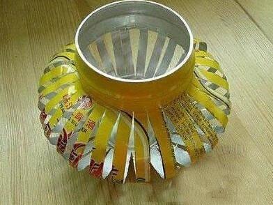 > 正文 易拉罐手工制作:diy易拉罐灯笼 这易拉罐灯笼的做法是不是很