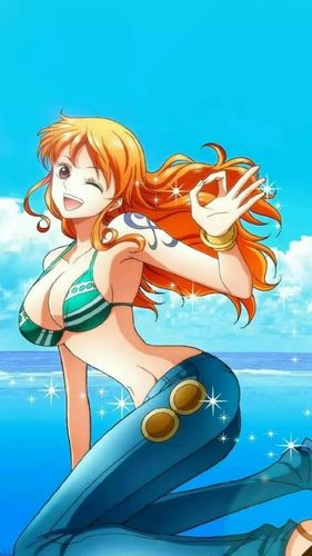精选海贼王卡通图片之海贼王娜美cos美人鱼图片大全