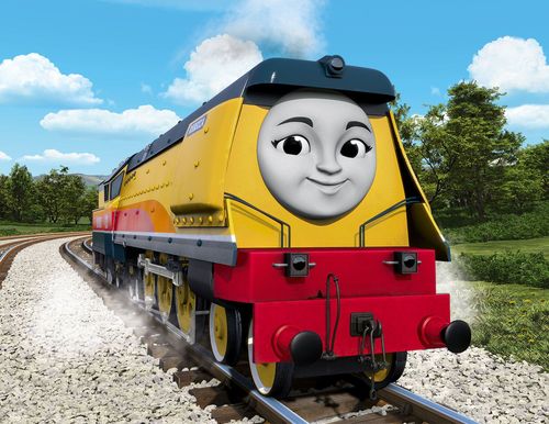 里的角色,是一辆黄色的煤水火车,也是蒸汽小火车团队新成员之一