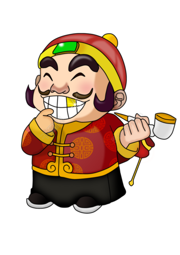 卡通地主老财图片 地主老财什么意思