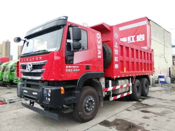 红岩杰狮390自卸车到店,欢迎订购.